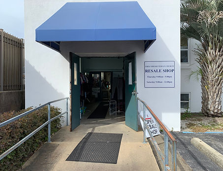 Resale shop at First Presbyterian Church Pensacola