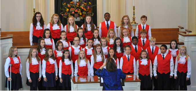 Pensacola Childrens Chorus singing at First Presbyterian Church Pensacola