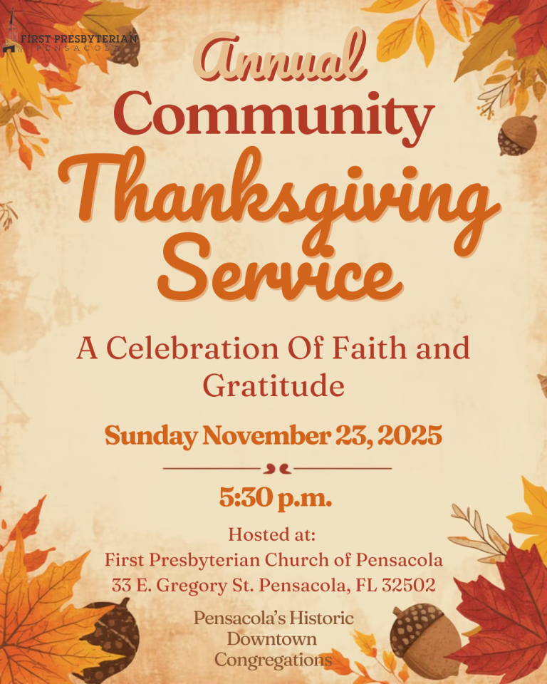 Interfaith Community Thanksgiving Service!