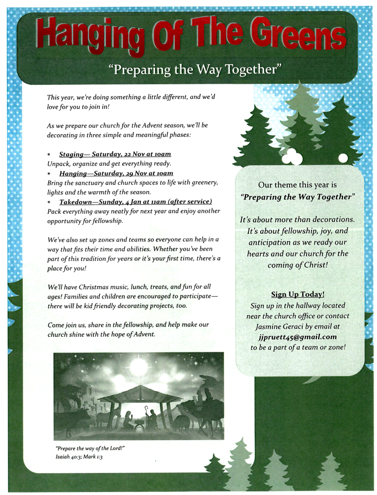 Hanging of the Greens!