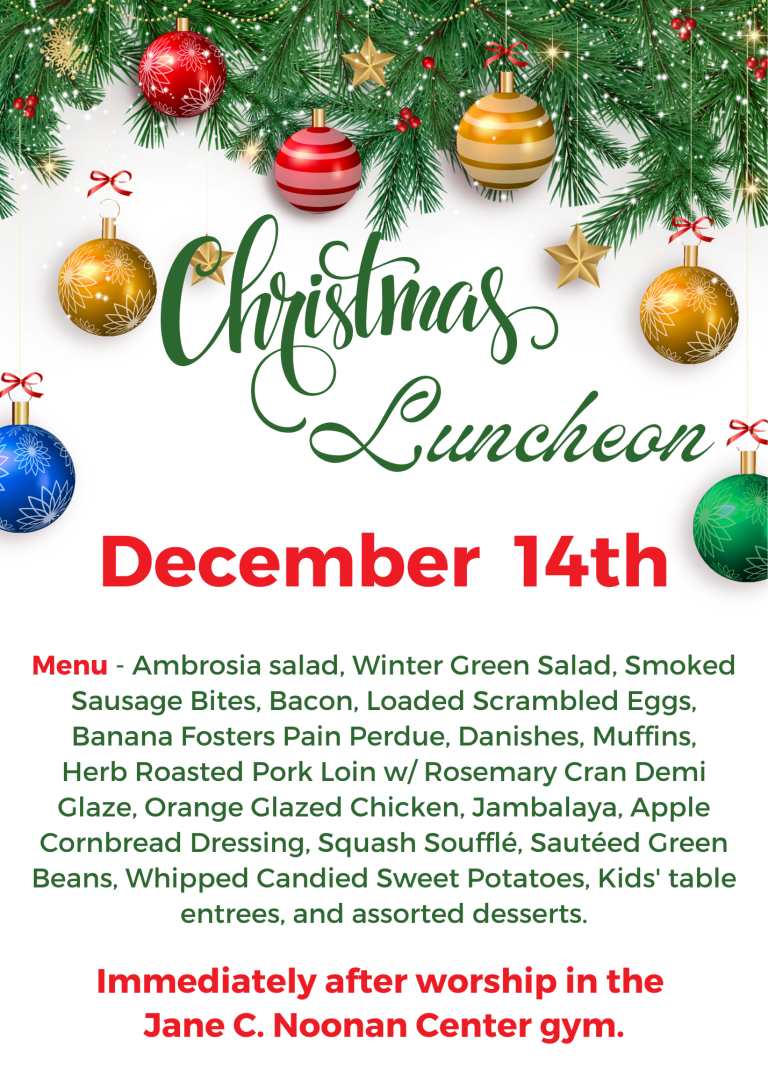 Christmas Luncheon!