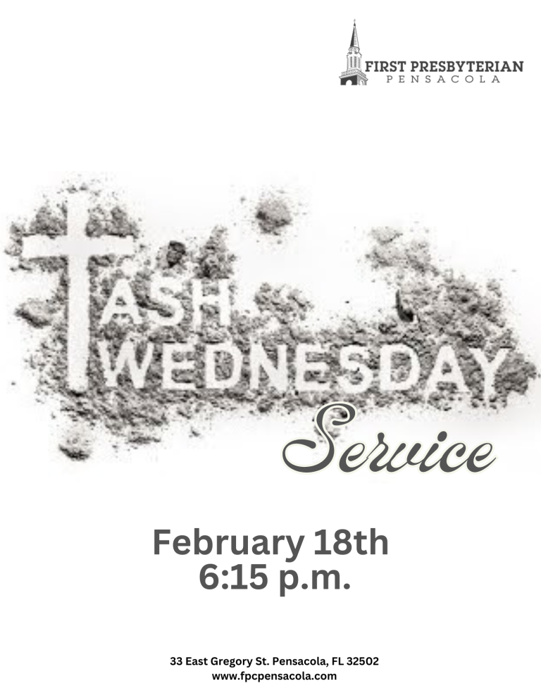 Ash Wednesday Service!