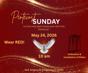 Pentecost Sunday!
