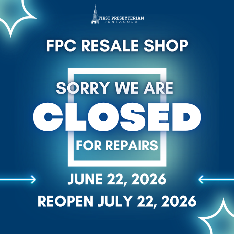 Resale Shop Closed 6/22-7/22!