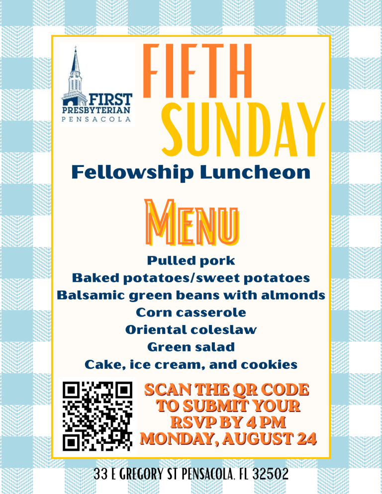 Fifth Sunday Fellowship!