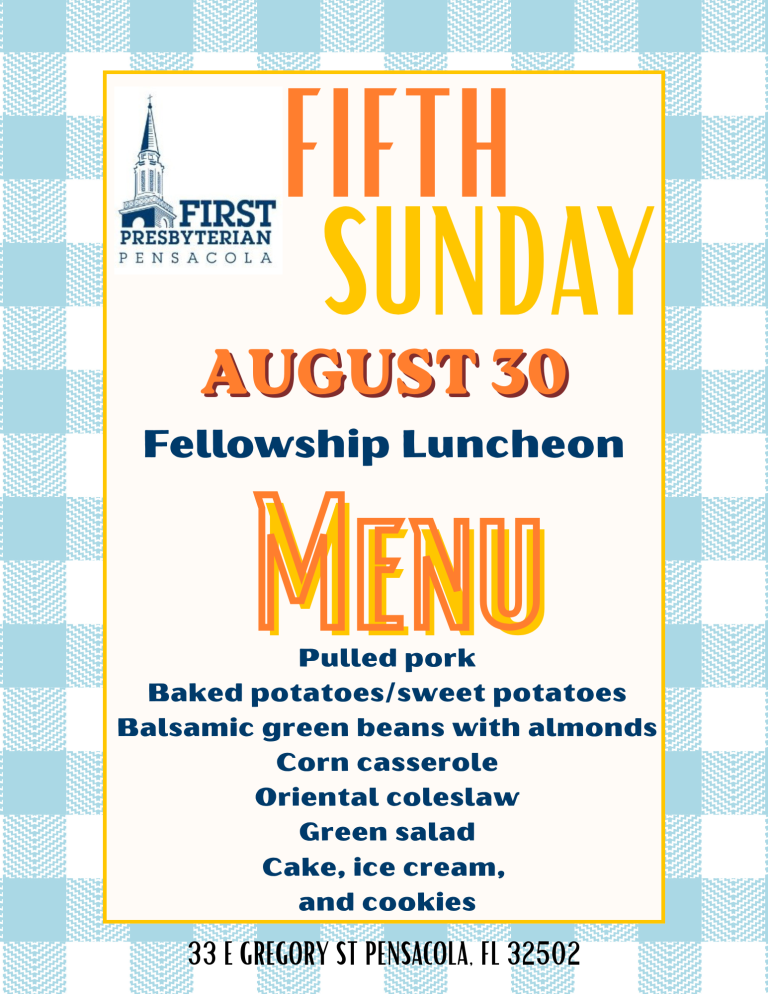 Fifth Sunday Fellowship!