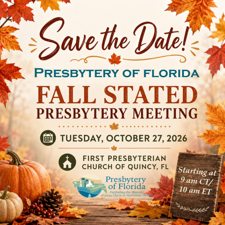 Fall Presbytery Meeting!
